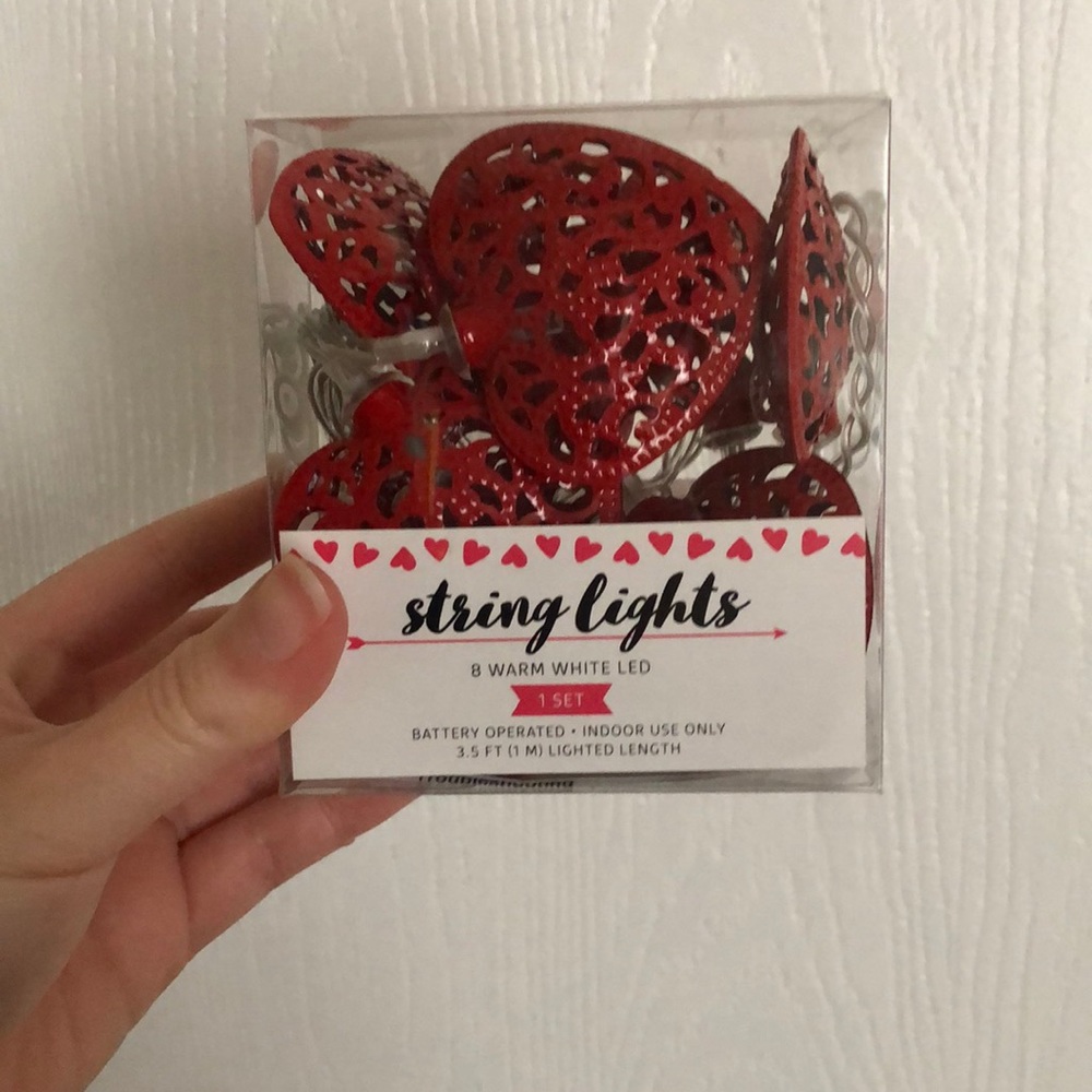 Valentines Day string lights ❤️